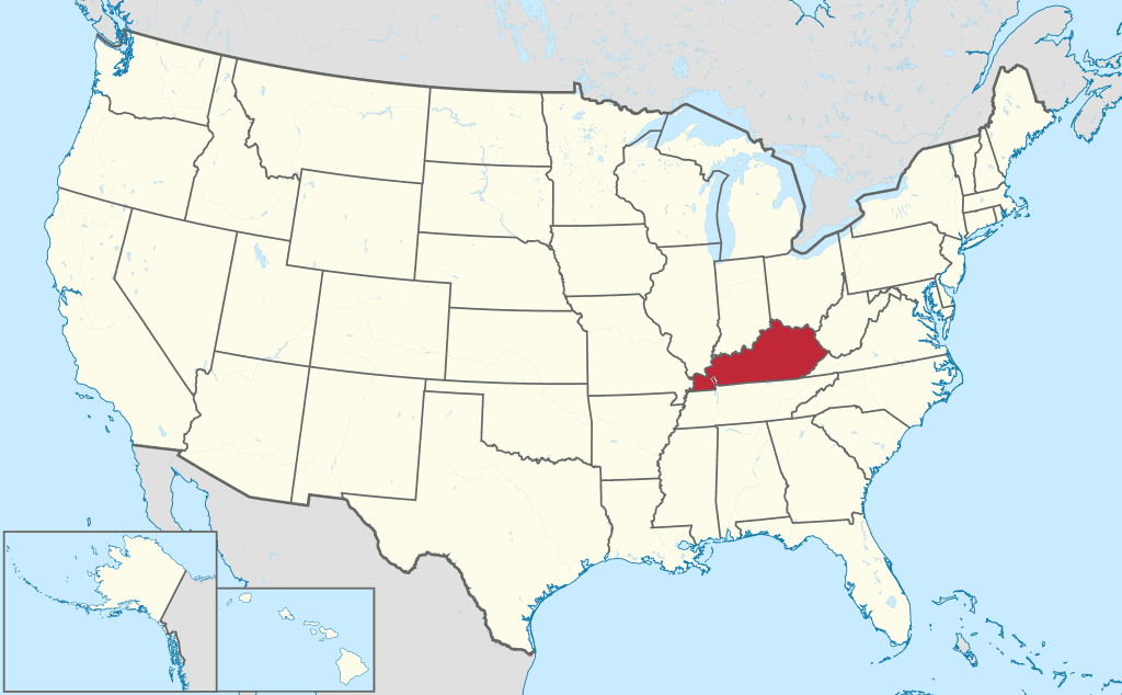 How to form an LLC in Kentucky - United States map